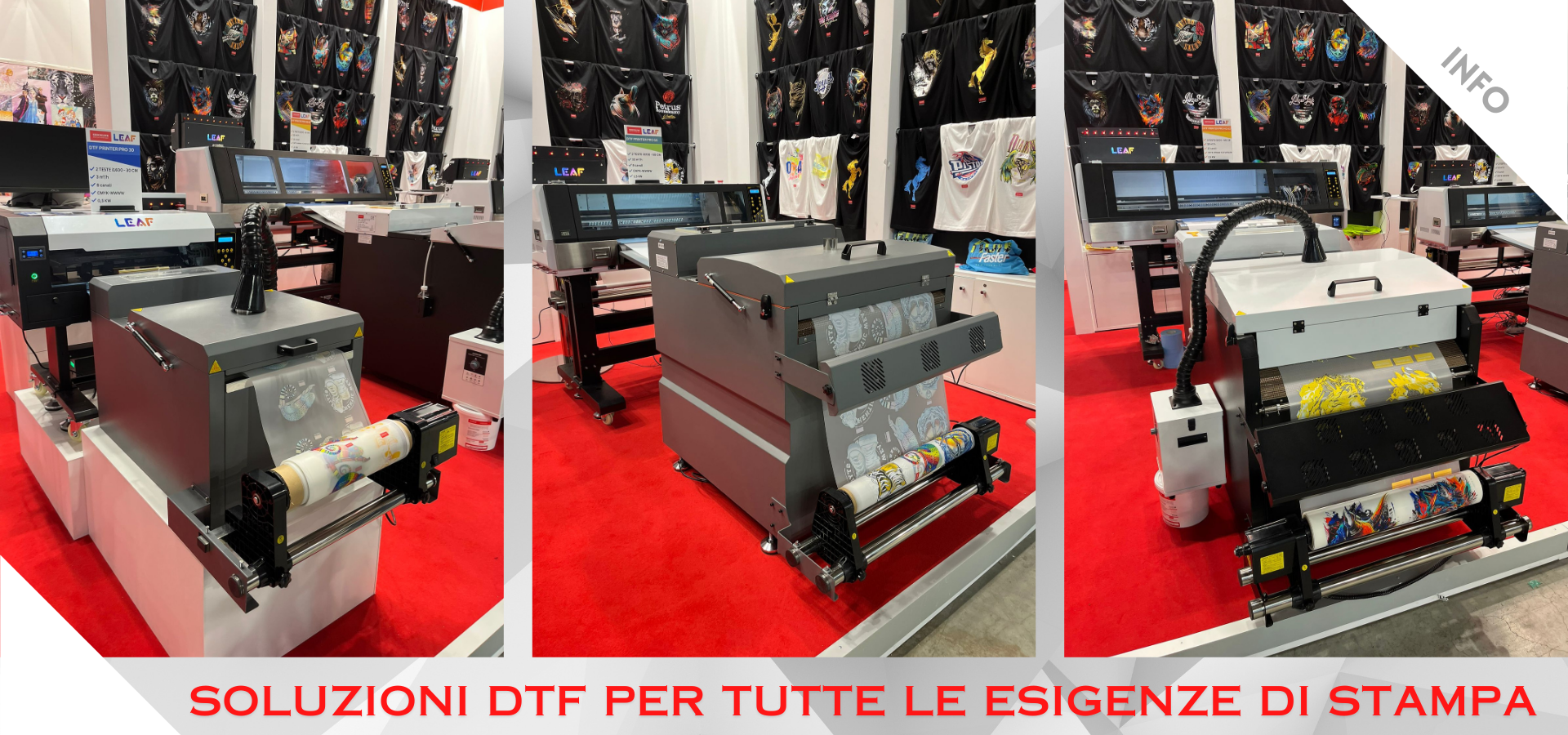 Soluzioni DTF Shock-Line per tutte le esigenze di stampa